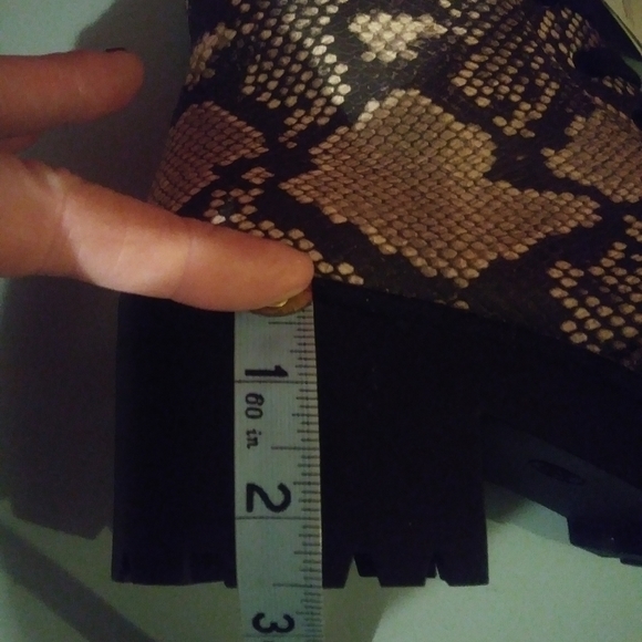 Faux Snake Brie Combat Boots • Size 8.5 • Universal Thread • NWT - Picture 10 of 12